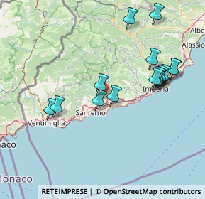 Mappa Strada Collette Beulle, 18038 Sanremo IM, Italia (15.965)