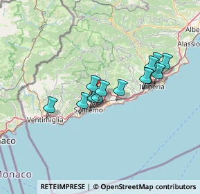 Mappa Strada Collette Beulle, 18038 Sanremo IM, Italia (10.815)