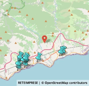 Mappa Strada Collette Beulle, 18038 Sanremo IM, Italia (5.24636)