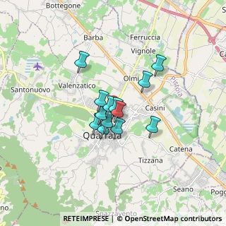Mappa Via Tiziano, 51039 Quarrata PT, Italia (1.07385)
