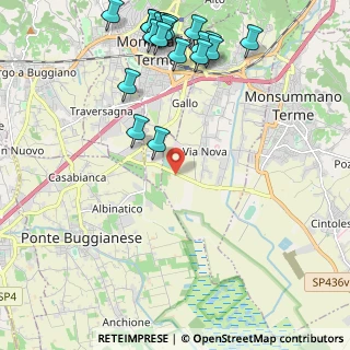 Mappa Strada Provinciale del Porrione del Terz, 51016 Montecatini Terme PT, Italia (2.84316)
