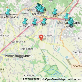 Mappa Strada Provinciale del Porrione del Terz, 51016 Montecatini Terme PT, Italia (3.00667)