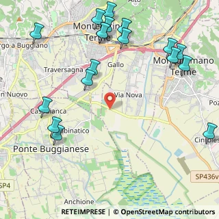 Mappa Strada Provinciale del Porrione del Terz, 51016 Montecatini Terme PT, Italia (2.85611)