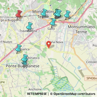 Mappa Strada Provinciale del Porrione del Terz, 51016 Montecatini Terme PT, Italia (2.79333)