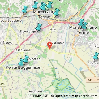 Mappa Strada Provinciale del Porrione del Terz, 51016 Montecatini Terme PT, Italia (3.2375)