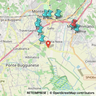 Mappa Strada Provinciale del Porrione del Terz, 51016 Montecatini Terme PT, Italia (2.32091)