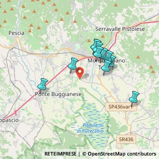 Mappa Strada Provinciale del Porrione del Terz, 51016 Montecatini Terme PT, Italia (3.31636)