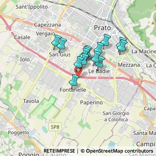 Mappa Via Frà Guittone D'Arezzo, 59100 Prato PO, Italia (1.39286)