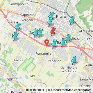 Mappa Via Frà Guittone D'Arezzo, 59100 Prato PO, Italia (2.02)
