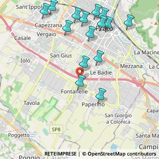 Mappa Via Frà Guittone D'Arezzo, 59100 Prato PO, Italia (2.586)