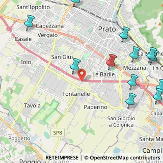 Mappa Via Frà Guittone D'Arezzo, 59100 Prato PO, Italia (3.38714)