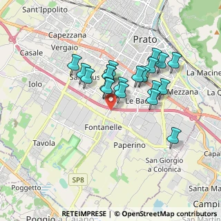 Mappa Via Frà Guittone D'Arezzo, 59100 Prato PO, Italia (1.5105)
