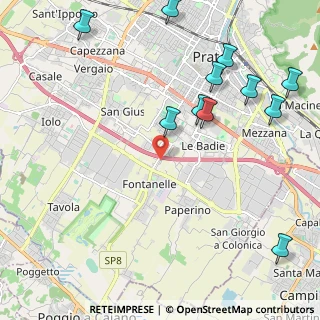 Mappa Via Frà Guittone D'Arezzo, 59100 Prato PO, Italia (2.75455)