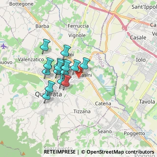 Mappa Via Domenico Ginanni, 51039 Quarrata PT, Italia (1.33313)