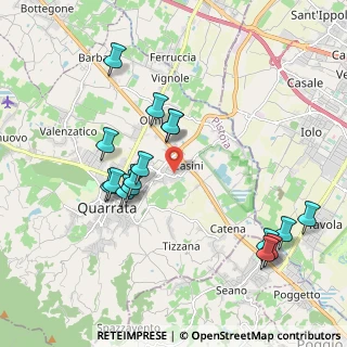 Mappa Via Domenico Ginanni, 51039 Quarrata PT, Italia (2.09625)