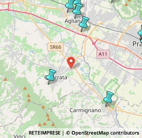 Mappa Via Domenico Ginanni, 51039 Quarrata PT, Italia (7.61)