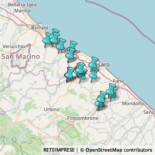 Mappa Via Pantanelli, 61022 Vallefoglia PU, Italia (10.883)