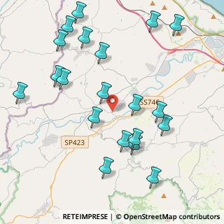 Mappa Via Pantanelli, 61022 Vallefoglia PU, Italia (4.837)