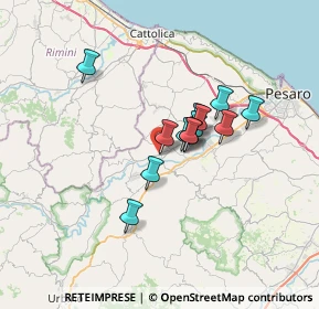 Mappa Via Carpegna, 61020 Montecchio PU, Italia (4.81154)