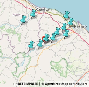 Mappa Via Carpegna, 61020 Montecchio PU, Italia (6.03917)