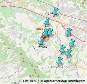 Mappa Via Giorgione, 51039 Quarrata PT, Italia (3.20727)