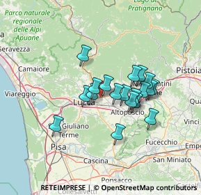 Mappa Via del Chiasso 5 lunata, 55012 Capannori LU, Italia (10.59947)