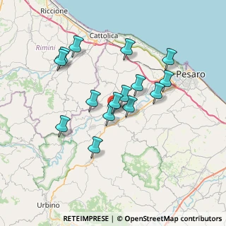 Mappa 61020 Montecchio PU, Italia (6.46867)