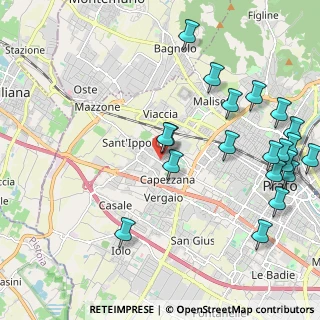 Mappa Via Giovanni Pieraccioli, 59100 Prato PO, Italia (2.672)