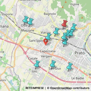 Mappa Via Giovanni Pieraccioli, 59100 Prato PO, Italia (2.17385)