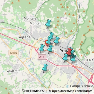 Mappa Via Giovanni Pieraccioli, 59100 Prato PO, Italia (3.36857)