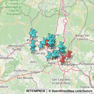 Mappa Via Giovanni Pieraccioli, 59100 Prato PO, Italia (9.358)