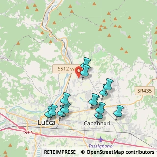 Mappa Via San Martino, 55012 Capannori LU, Italia (4.14)