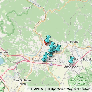 Mappa Via L. Paolinelli, 55012 Capannori LU, Italia (4.51636)