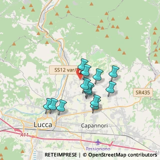 Mappa Via L. Paolinelli, 55012 Capannori LU, Italia (2.93923)