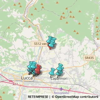 Mappa Via L. Paolinelli, 55012 Capannori LU, Italia (4.294)