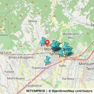 Mappa Via Domenico Cimarosa, 51016 Montecatini Terme PT, Italia (1.235)