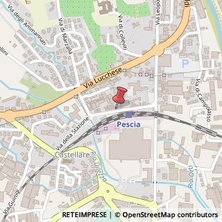 Mappa Via della Stazione, 38, 51017 Pescia, Pistoia (Toscana)