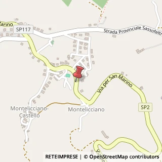 Mappa Via per San Marino, 28, 61010 Mercatino Conca, Pesaro e Urbino (Marche)