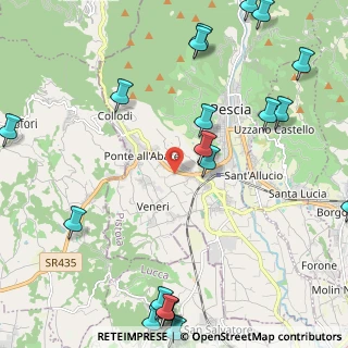 Mappa Via del Gallo, 51017 Pescia PT, Italia (3.2235)