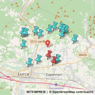 Mappa Via S. Donnino, 55014 Capannori LU, Italia (3.7435)