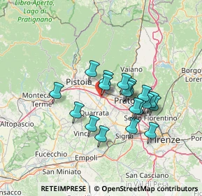 Mappa Via C. Marx, 51031 Agliana PT, Italia (11.25316)
