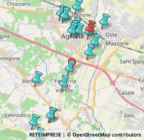 Mappa Via C. Marx, 51031 Agliana PT, Italia (2.3295)