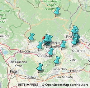 Mappa Via Wolfgang Amadeus Mozart, 51017 Pescia PT, Italia (13.592)