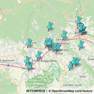 Mappa Viale Adua, 51016 Montecatini Terme PT, Italia (8.741)