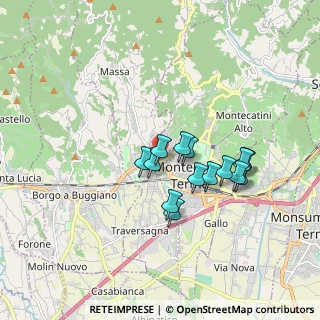 Mappa Viale Adua, 51016 Montecatini Terme PT, Italia (1.43214)