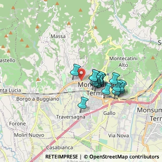 Mappa Viale Adua, 51016 Montecatini Terme PT, Italia (1.2925)