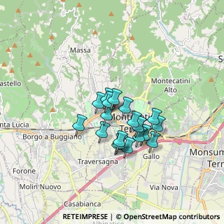Mappa Viale Adua, 51016 Montecatini Terme PT, Italia (1.283)