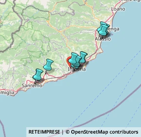 Mappa Via Caramagna, 18100 Imperia IM, Italia (10.53077)