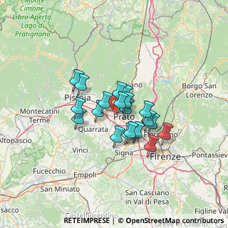 Mappa Via Valori Baccio, 59100 Prato PO, Italia (9.3)