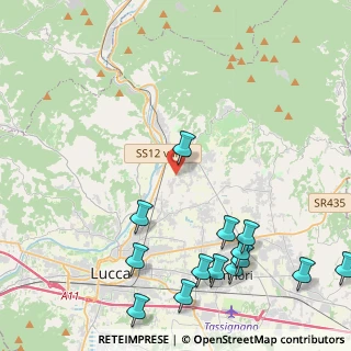 Mappa Via del Fanuccio, 55012 Marlia LU, Italia (5.87643)